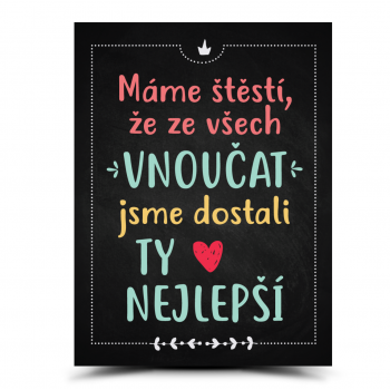 Cedulka Nejlepší vnoučata