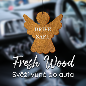 Dřevěná vůně do auta – Fresh Wood Drive safe