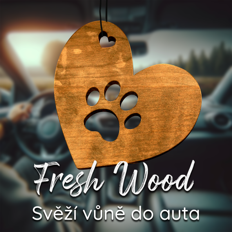 Dřevěná vůně do auta – Fresh Wood Packa