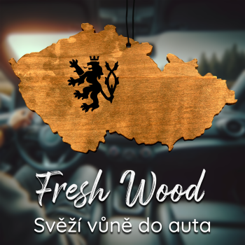 Dřevěná vůně do auta – Fresh Wood Česká republika