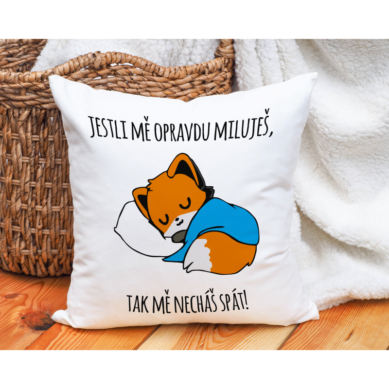 Polštář Necháš mě spát