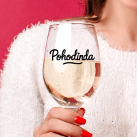 Čirá sklenice na víno 450ml - Pohodinda